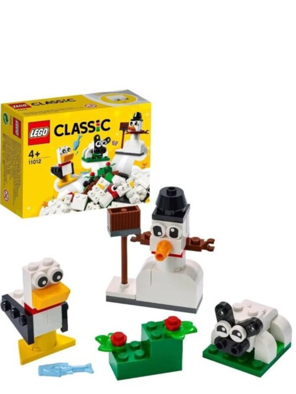 Lego Classic Creative White Bricks 11012 Building Kit (60 pcs)   New In Box